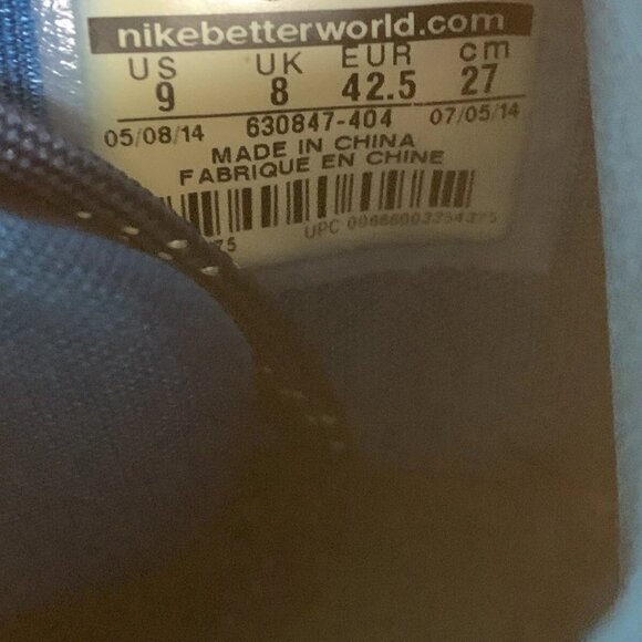 Size 9 - Nike Kobe 9 Elite Brave Blue 2014 - Picture 9 of 13